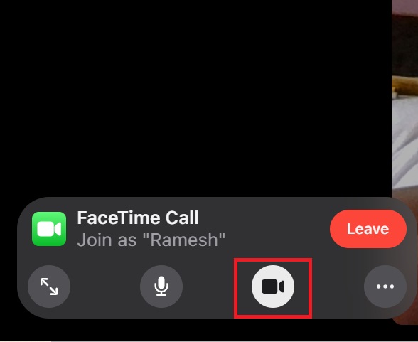ปิดการใช้งานวิดีโอ FaceTime