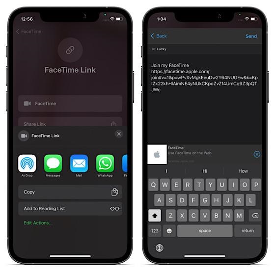 ตอนนี้-start-to-share-FaceTime-call-link