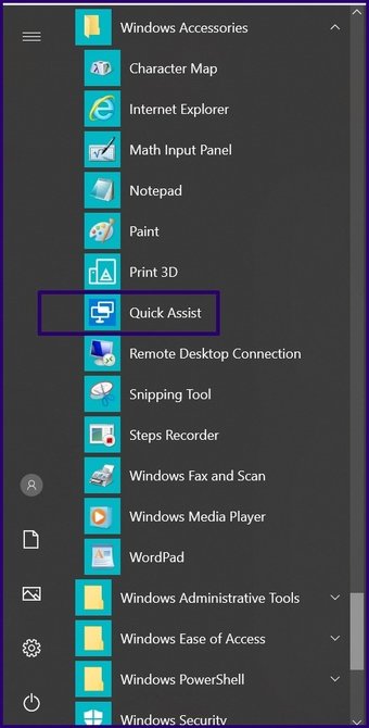 คำแนะนำในการใช้ความช่วยเหลืออย่างรวดเร็วใน windows 10 ขั้นตอนที่ 5