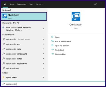คำแนะนำการใช้ความช่วยเหลือด่วนใน windows 10 ขั้นตอนที่ 1
