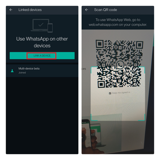 ลงชื่อเข้าใช้เว็บ whatsapp