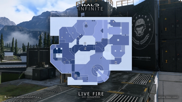 Halo Infinite maps: Live Fire และ Recharge อาวุธวางไข่ตำแหน่ง ออน 2 | TweakTown.com Halo Infinite maps: Live Fire and Rechargeอาวุธ spawn สถานที่ 2 | TweakTown.com