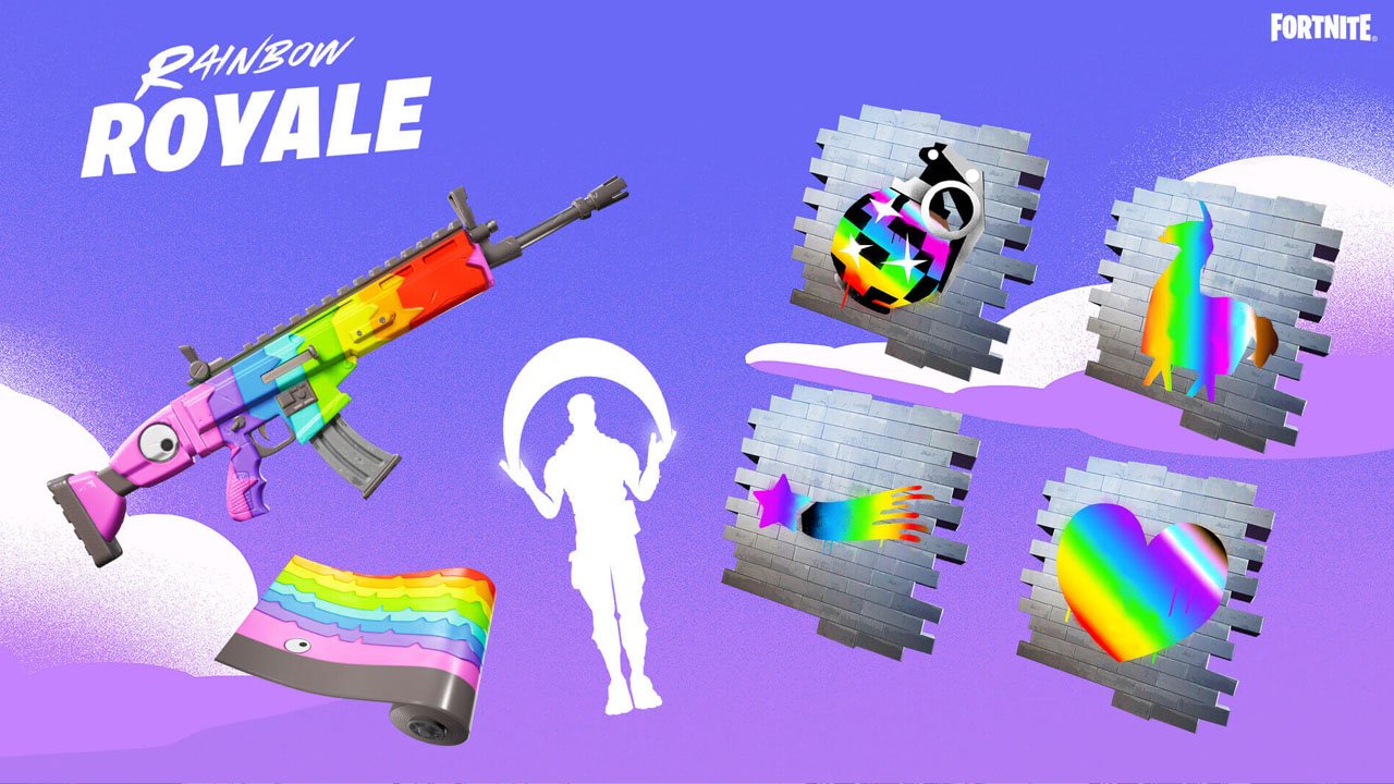 สกิน Fortnite Rainbow Royale