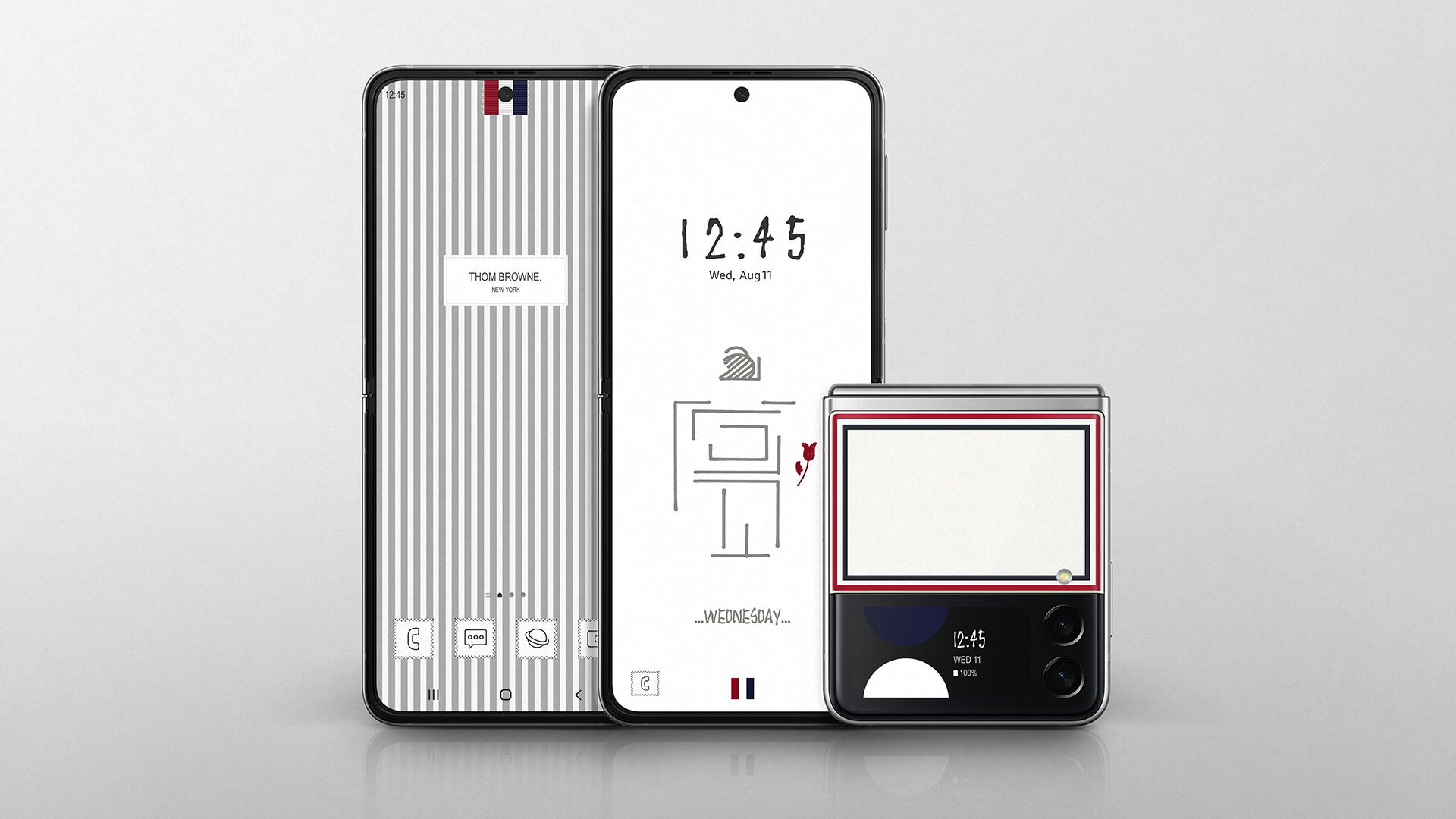 เวอร์ชัน Thom Browne ของ Samsung Galaxy Flip3