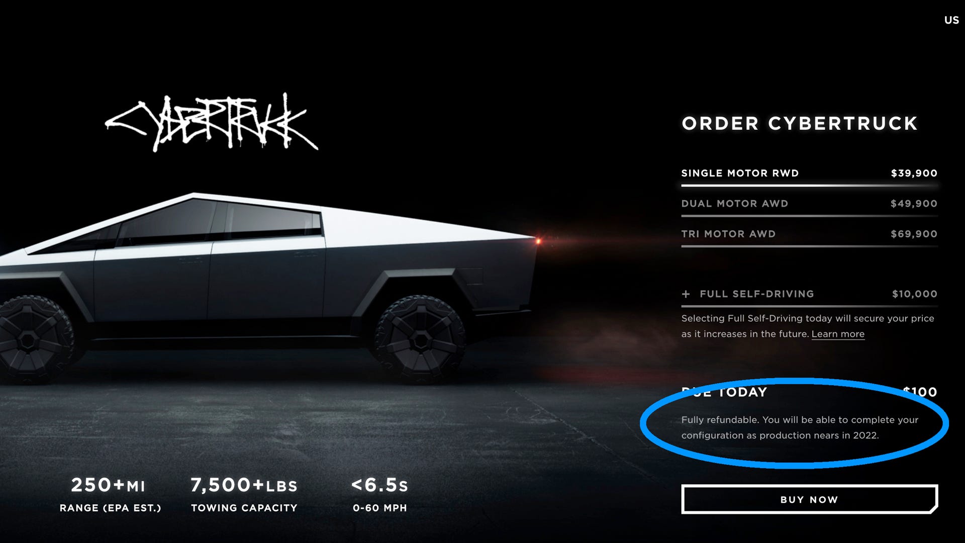 Tesla Cybertruck ล่าช้า