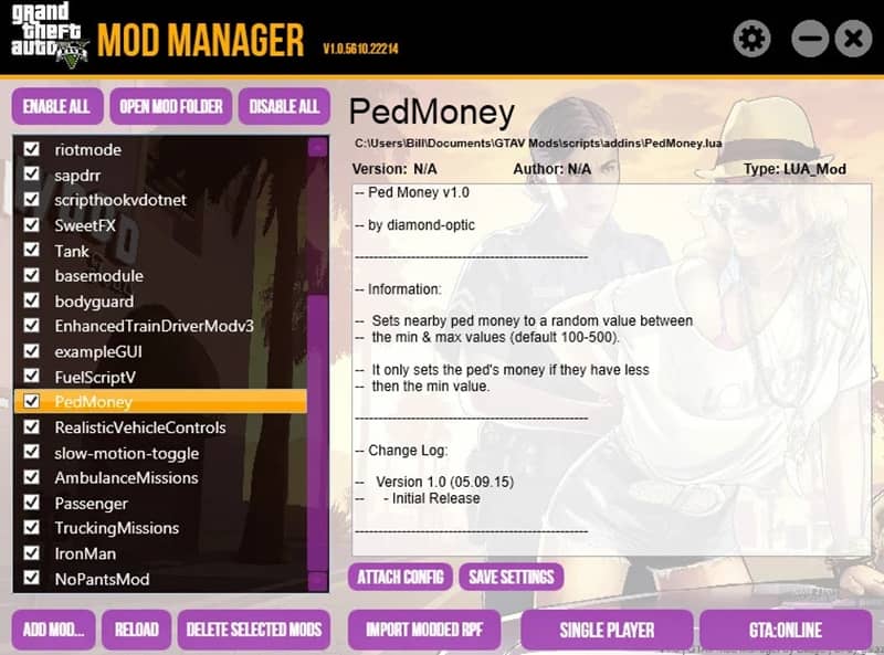 mods for gta 5 money