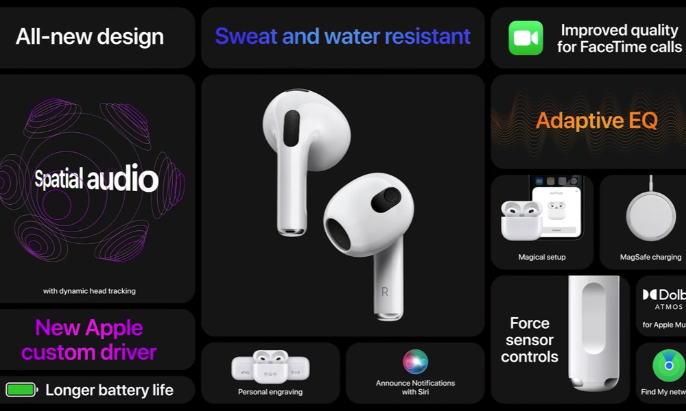 Apple เปิดตัว AirPods 3 ใหม่อย่างเป็นทางการพร้อม MagSafe, Spatial Audio