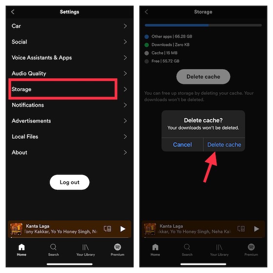 วิธีหยุด Spotify จากการระบายแบตเตอรี่ iPhone ของคุณ - TH Atsit