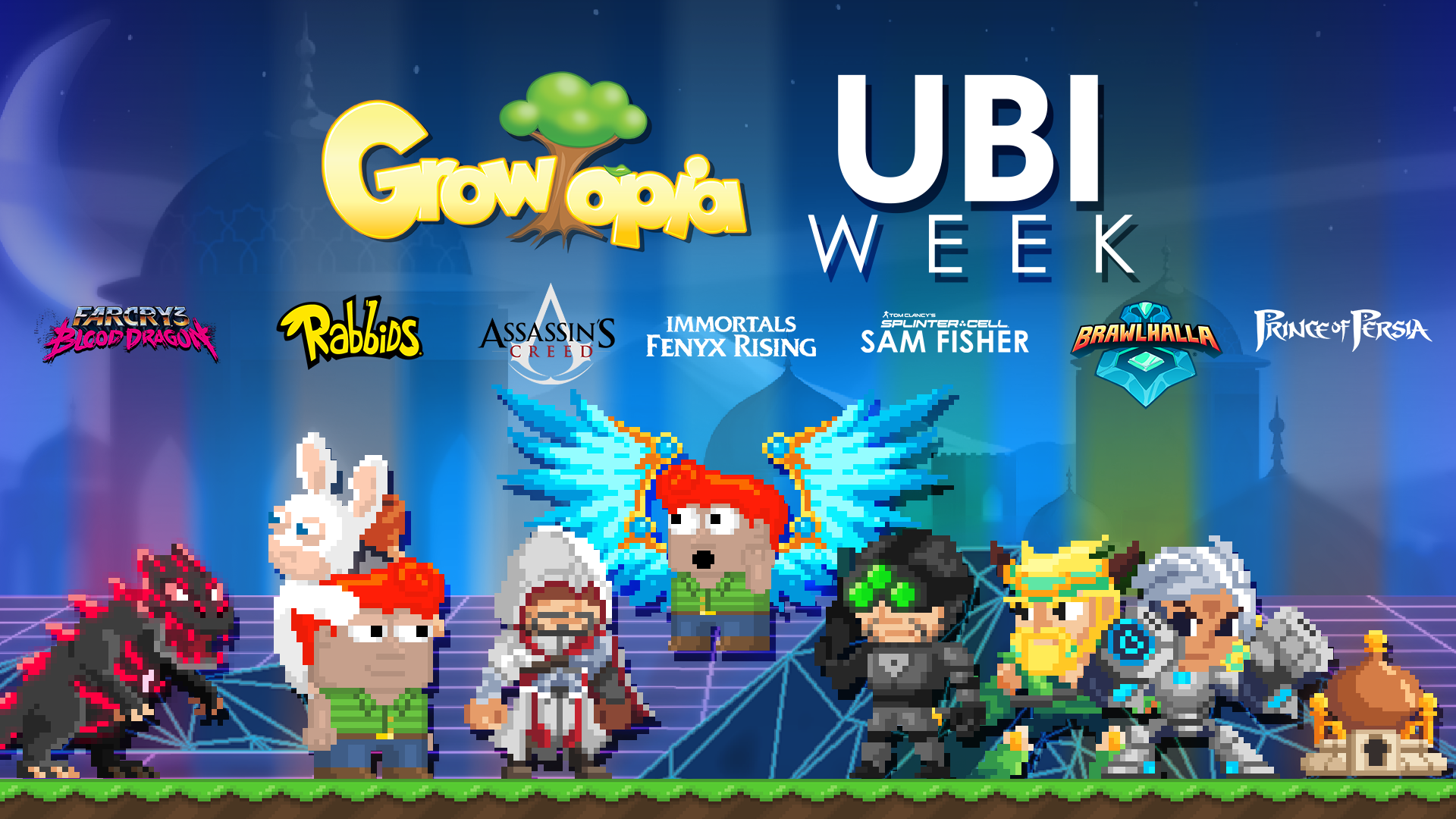 Growtopia กำลังจะได้รับกิจกรรมครอสโอเวอร์ UbiWeek ในเดือนนี้ โดยมี ...