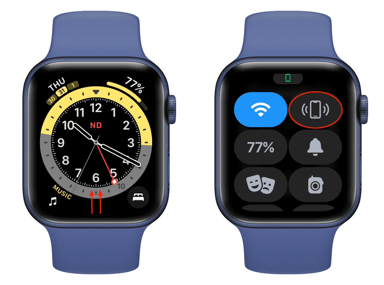 ping apple watch from iphone