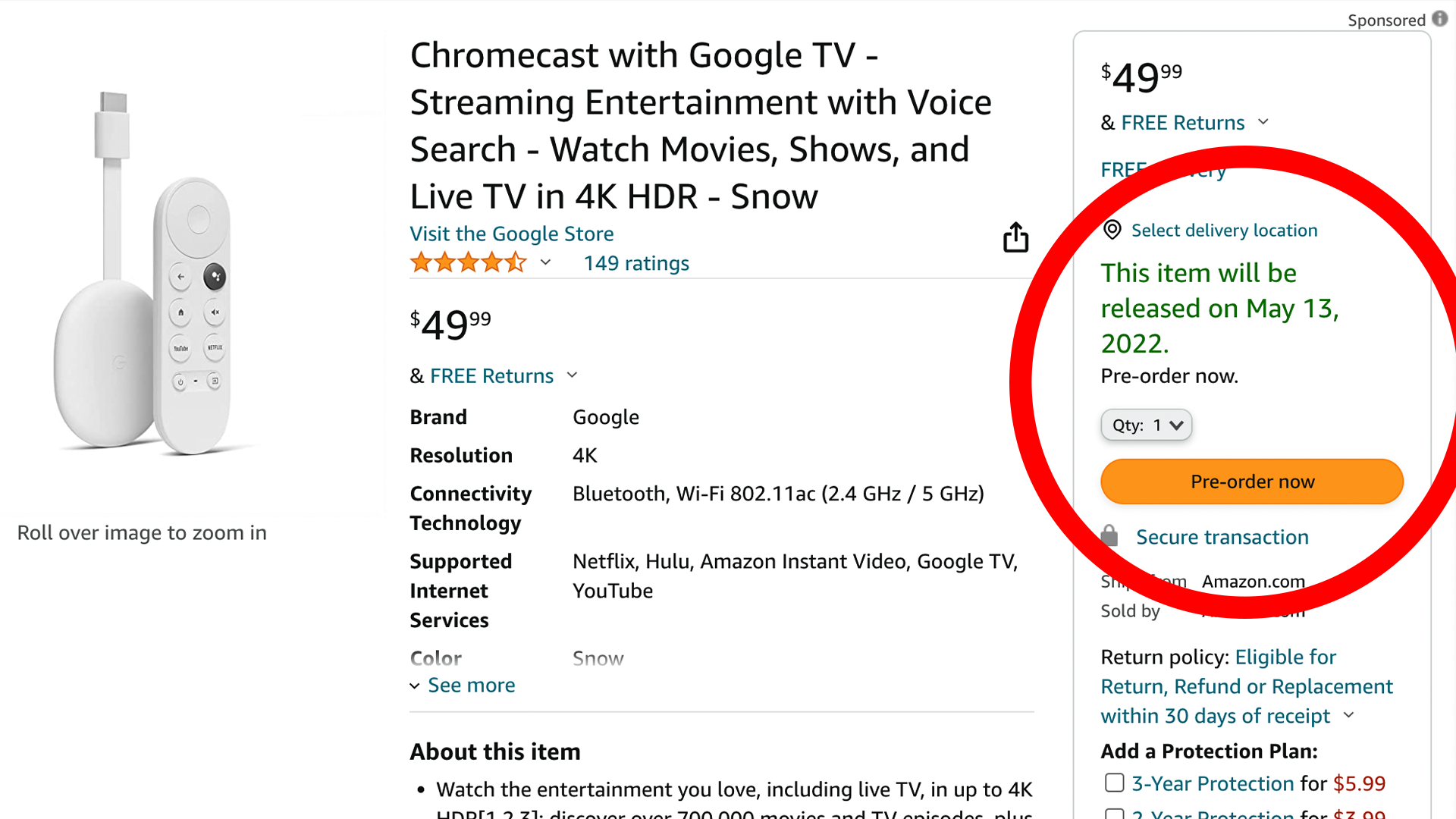 รายการ Chromecast ของ Amazon แปลกมาก TH Atsit