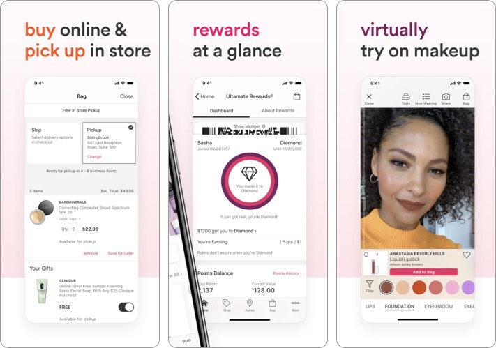 Ulta Beauty best shopping app for iPhone