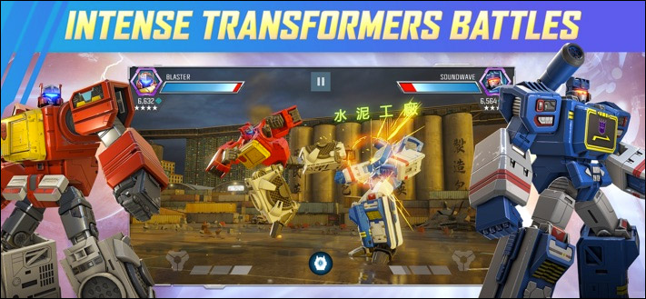 TRANSFORMERS Forged to Fight Game iOS App Screenshot