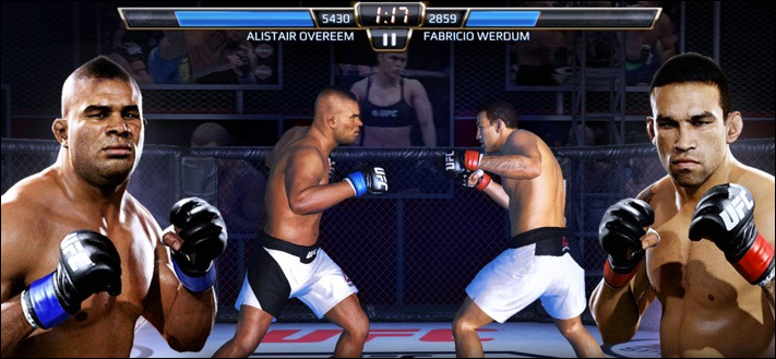 EA SPORTS Ảnh chụp màn hình ứng dụng trò chơi chiến đấu trên iPhone và iPad của UFC
