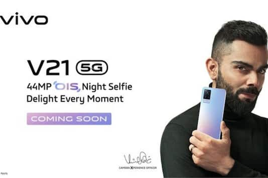 Vivo V21 5G (Ảnh: Twitter/@Vivo_India) 