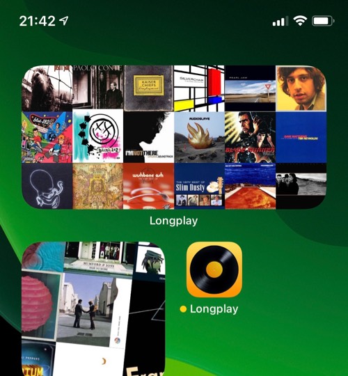 Longplay iOS 14 widget