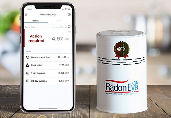 4 Máy dò Radon Tương thích với iPhone - VI Atsit