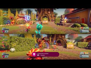 The best split screen PS4 games: plants vs. zombies garden warfare 2