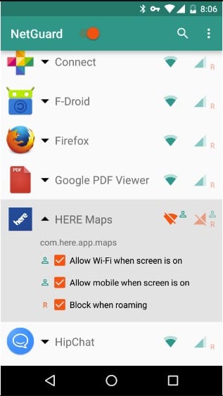 Sử dụng NetGuard