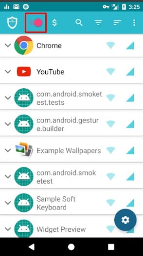 Sử dụng Tường lửa Trình tiết kiệm Dữ liệu InternetGuard