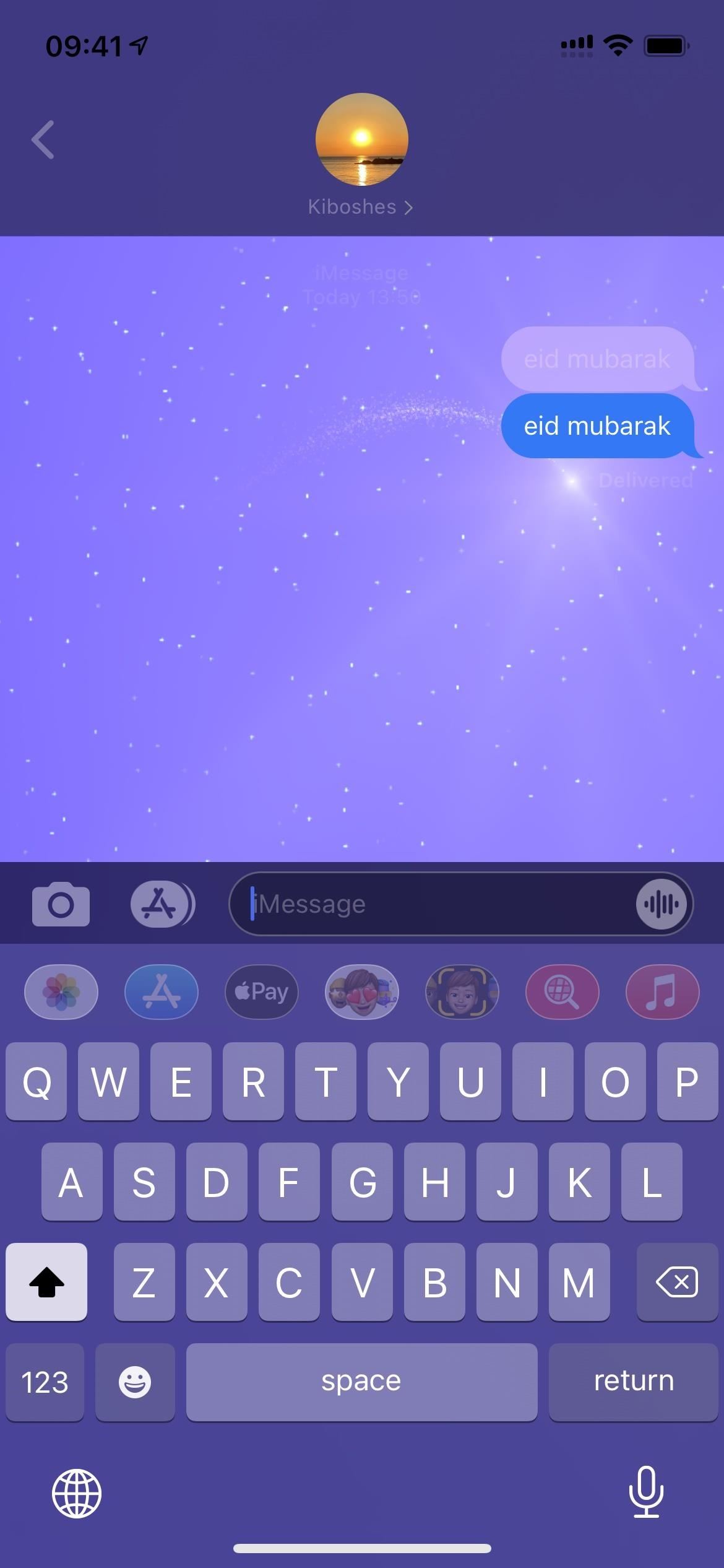 Cách kích hoạt hiệu ứng iMessage chỉ với từ khóa