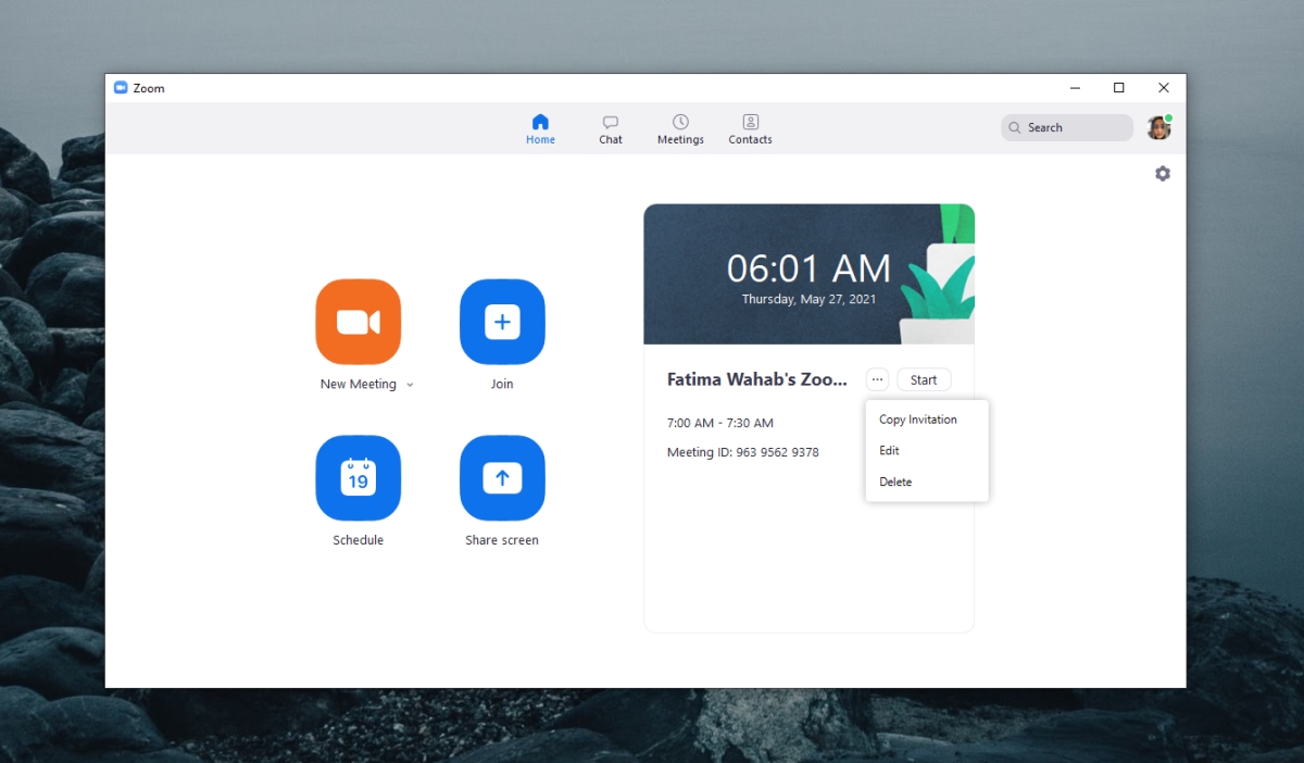 thu phóng cuộc họp mời