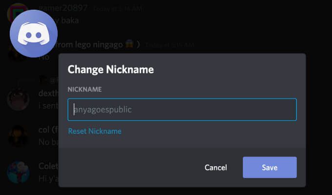 cách đổi tên discord