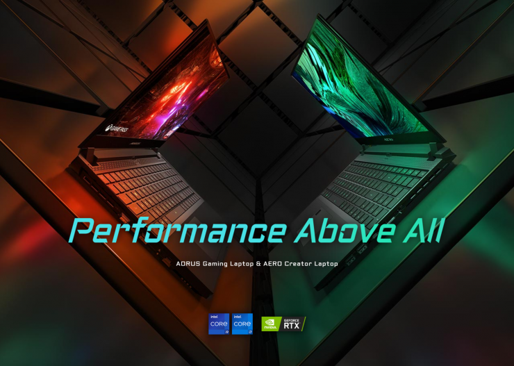 Gigabyte AORUS Intel thế hệ thứ 11 Tiger Máy tính xách tay chơi game chạy bằng GPU Lake-H và GPU NVIDIA GeForce RTX