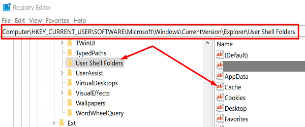 user-shell-folder-registry-editor-windows-10