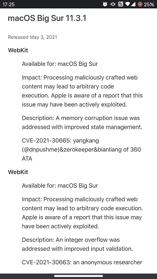 macOS-Big-Sur-11.3.1-release-Notes
