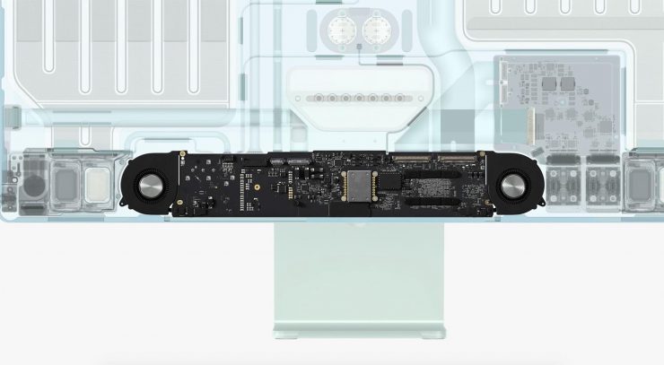 Base M1 iMac Với CPU 8 lõi, GPU 7 lõi ​​Tính năng chỉ cần một quạt để làm mát-Các phiên bản cấp trên có hệ thống tản nhiệt tốt hơn
