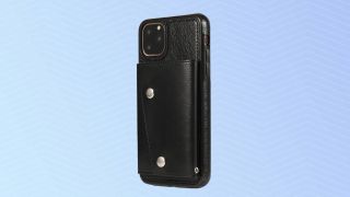 best iPhone 12 mini cases: Casely Black Vegan Leather Wallet Case