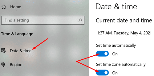 set-date-and-time-automatic-windows-10