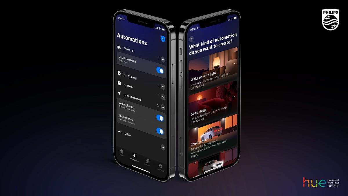 Một ứng dụng Philips hue được cập nhật trên iPhone