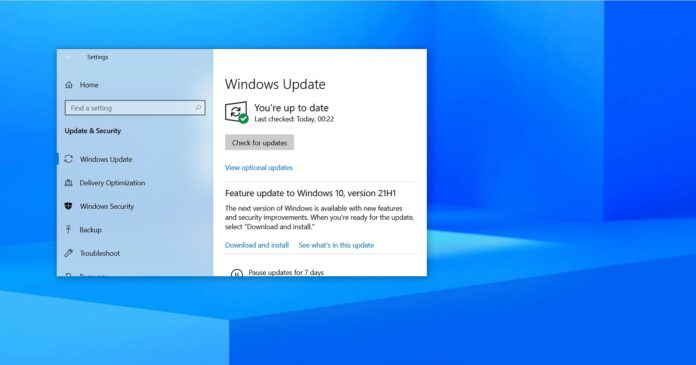 Windows 10 phiên bản 21H1