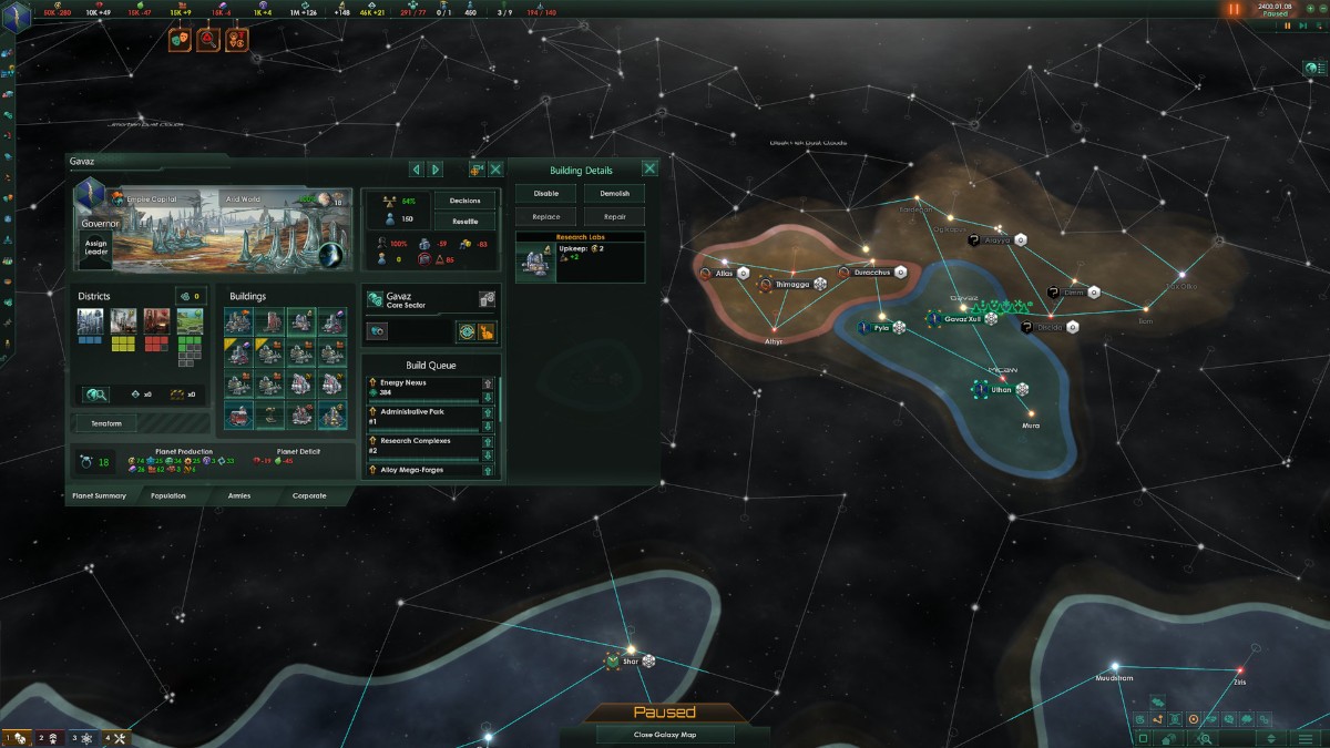 Stellaris trên Linux