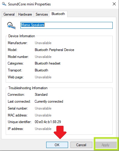 Đổi tên thiết bị Bluetooth