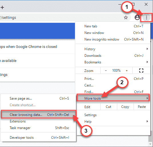 Xóa dữ liệu duyệt web tối thiểu