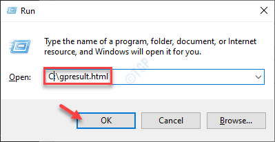 Gpresult Chạy tối thiểu