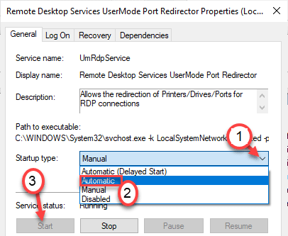 Umrdp Tối thiểu tự động