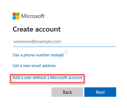 Tạo tài khoản Thêm người dùng không có tài khoản Microsoft