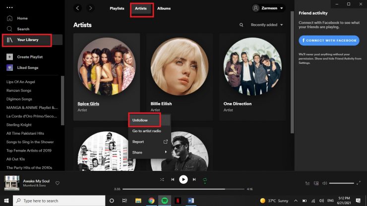 Declutter Spotify