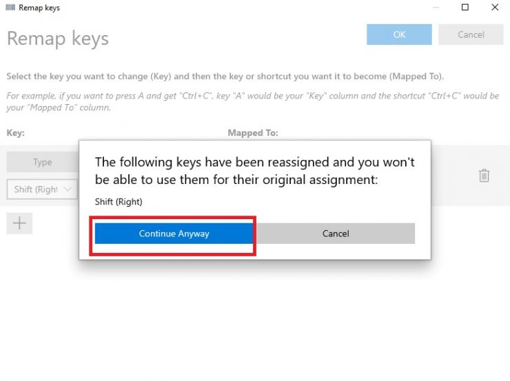 Hoàn thiện ánh xạ lại