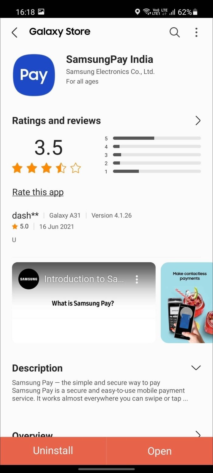 Tải xuống samsung pay