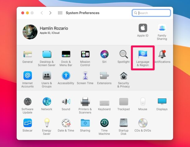 Cách thay đổi vùng Mac của bạn