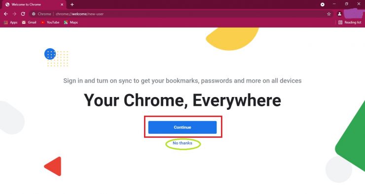 Tiểu sử riêng biệt trên Google Chrome