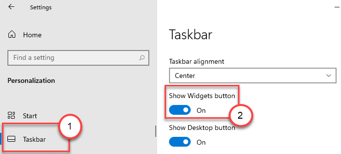 Hiển thị Tiện ích Tối thiểu