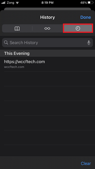 Xóa Lịch sử và Duyệt web trong Safari trên iPhone và iPad