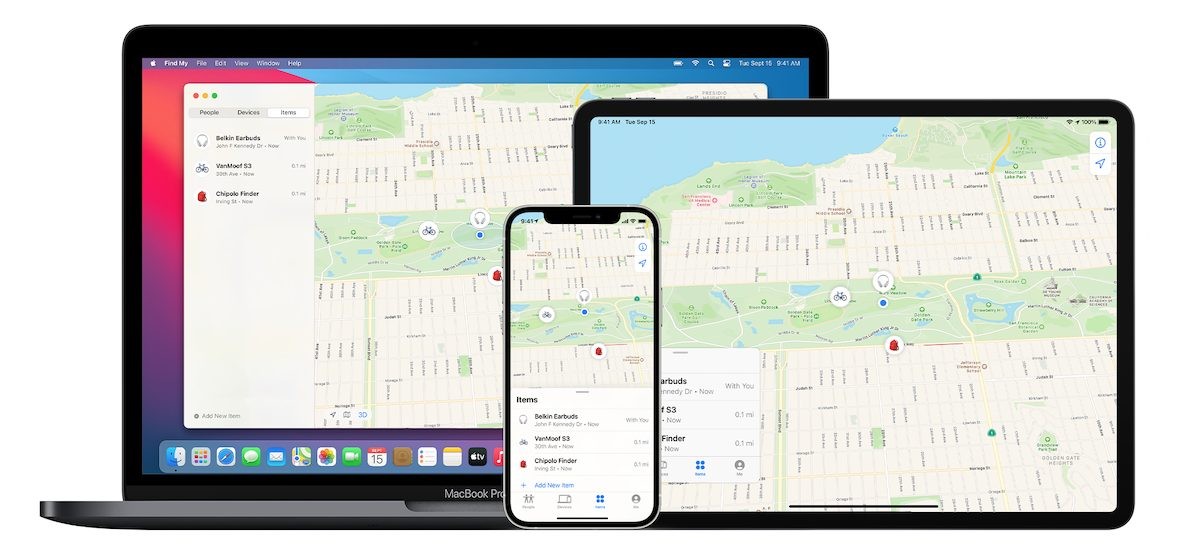 Apple Tìm mạng của tôi-Google