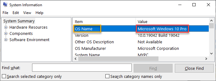 Windows 10 Pro Min